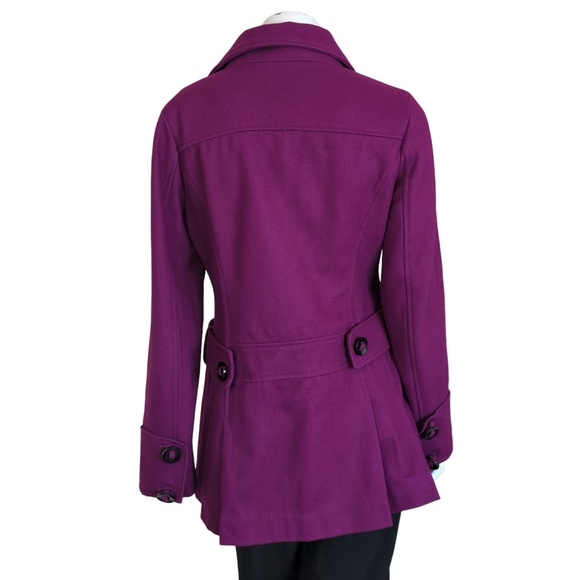 Steve Madden Purple Wool Blend Coat - Picture 6 of 15